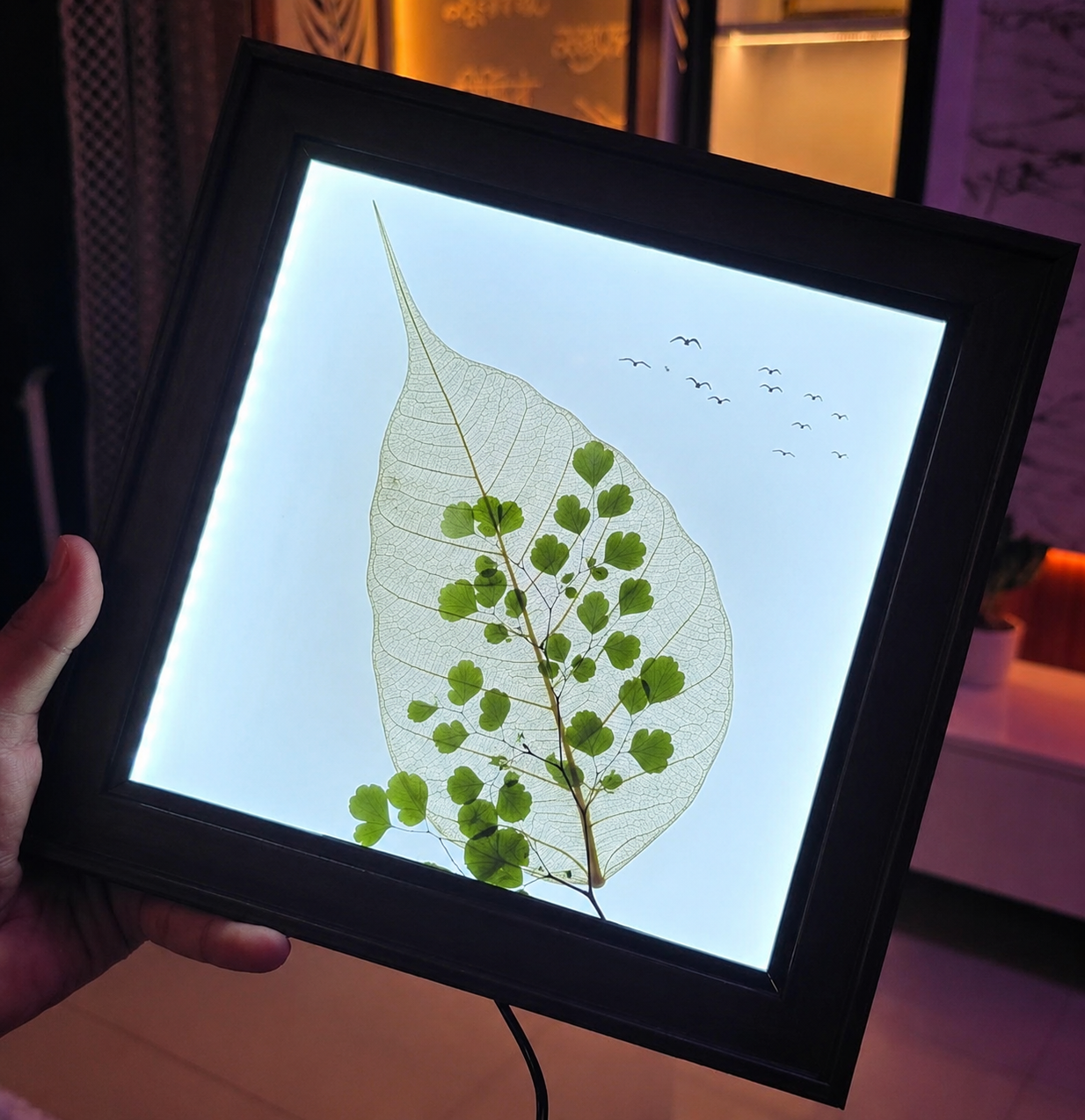 Leaf Art Photo Keepsake
