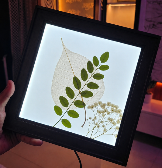 Custom Photo with Wooden Engraving